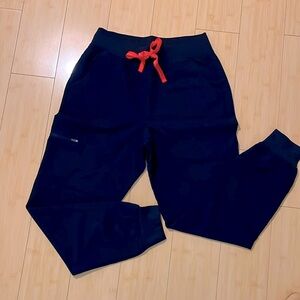 Navy limited edition Figs High Waisted Zamora Jogger Scrub Pants Size Medium